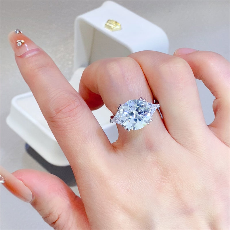 5 Carat Moissanite Diamond Engagement or Cocktail Ring (5-9)