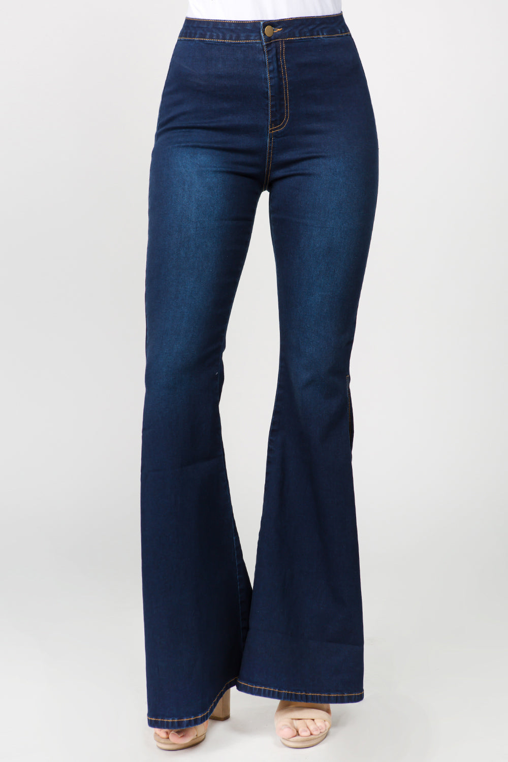 Womens American Bazi Side Slit Flare Jeans (S,M,L)