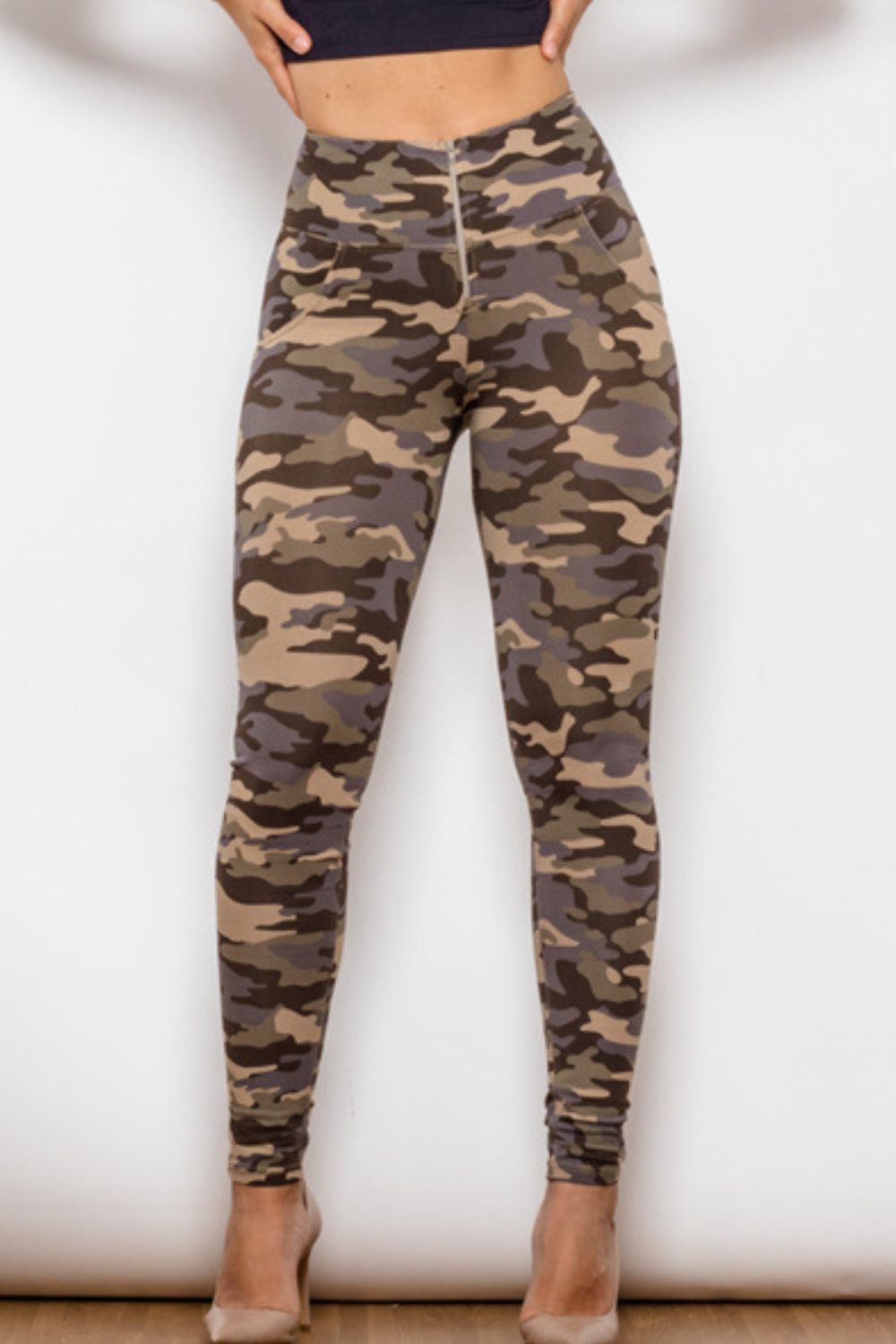 Womens Camouflage Print Jeans (Size S-XL)